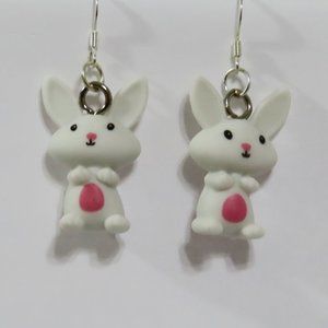 Easter bunny earrings